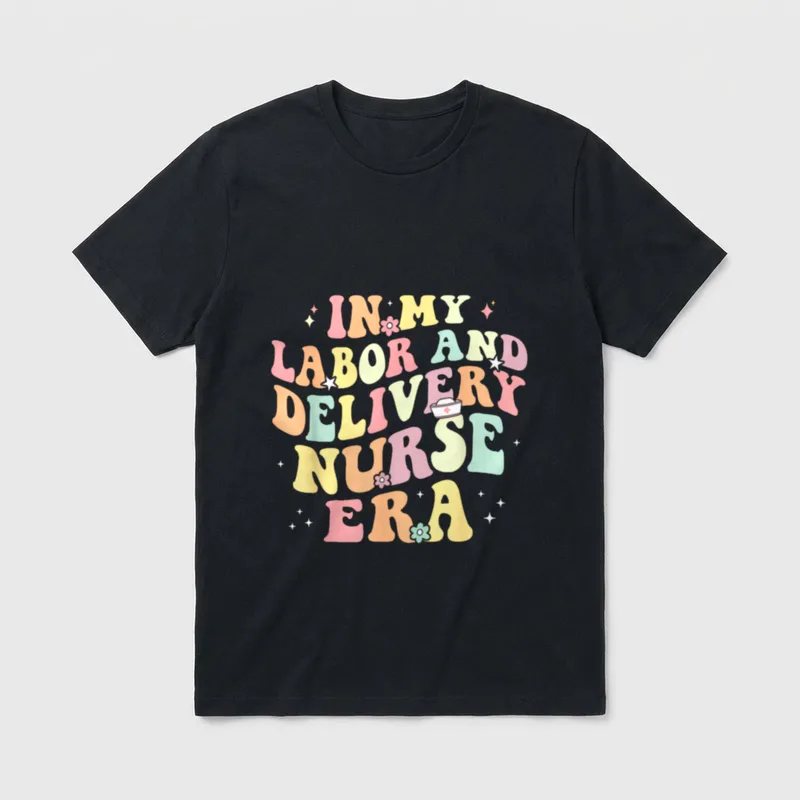 In My Labor and Delivery Era T-Shirt – Classic T-Shirt in Black