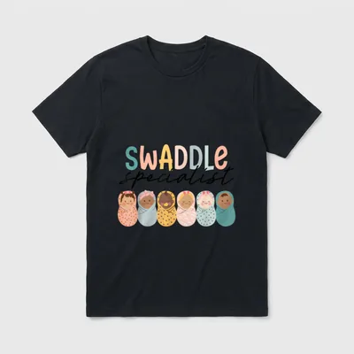 Swaddle Specialist Labor Delivery Nurse Nurse T-Shirt – Classic T-Shirt in Black