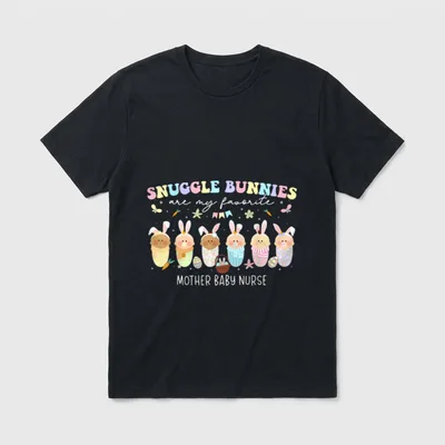 Favorite Easter Mother Baby Nurse T-Shirt – Classic T-Shirt in Black