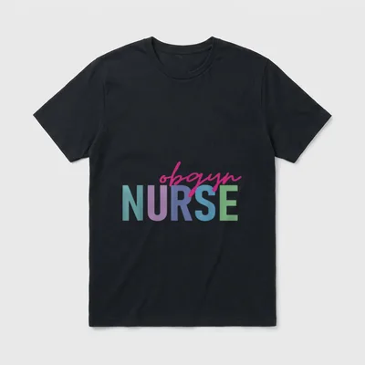 Obgyn Nurse Practitioner Obstetrics Funny Gynecology T-Shirt – Classic T-Shirt in Black