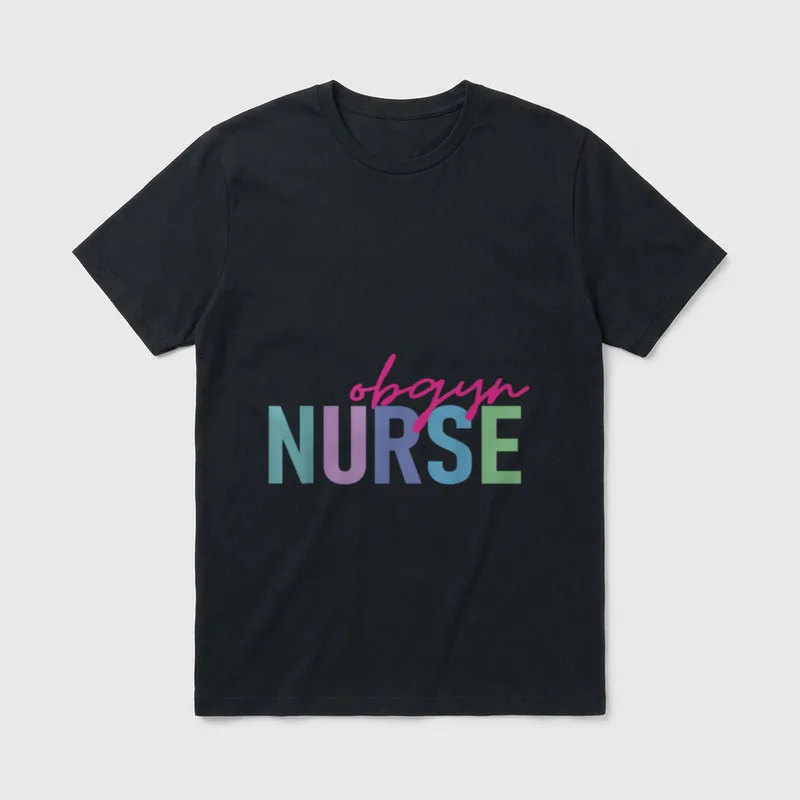 Obgyn Nurse Practitioner Obstetrics Funny Gynecology T-Shirt – Classic T-Shirt in Black