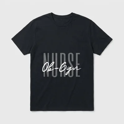 OB GYN Nurse Obstetrics Gynecology OB-GYN T-Shirt – Classic T-Shirt in Black