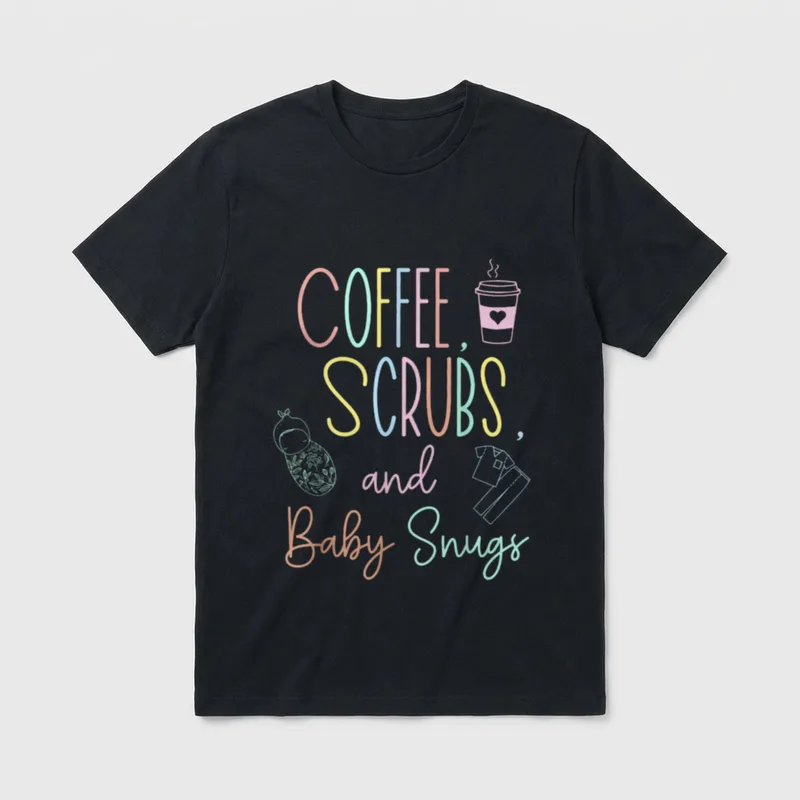 Snugs Swaddle Specialist L D Nurse T-Shirt – Classic T-Shirt in Black