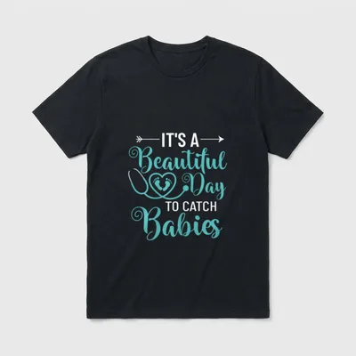 Labor and Delivery Nurse L Hospital T-Shirt – Classic T-Shirt in Black
