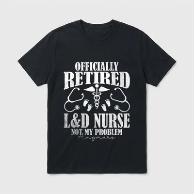 L D Labor and Delivery Officially T-Shirt – Classic T-Shirt in Black