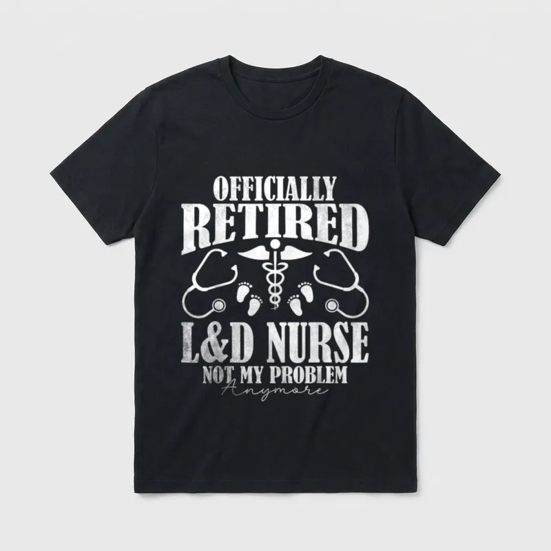 L D Labor and Delivery Officially T-Shirt – Classic T-Shirt in Black
