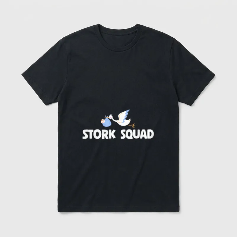 Stork Squad Labor and Delivery Appreciation T-Shirt – Classic T-Shirt in Black