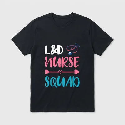 L D Nurse Squad Babiess Hospital T-Shirt – Classic T-Shirt in Black