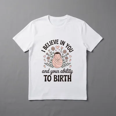 Midwife Doula Labor and Delivery Birth T-Shirt – Classic T-Shirt in Black
