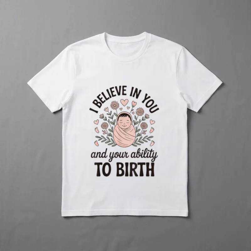 Midwife Doula Labor and Delivery Birth T-Shirt – Classic T-Shirt in Black