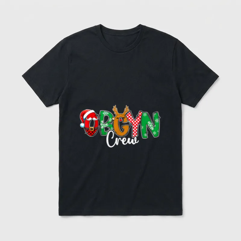 OBGYN Crew Labor and Delivery OB T-Shirt – Classic T-Shirt in Black