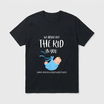 Ob Nurse Labor Delivery Nurses Bring T-Shirt – Classic T-Shirt in Black
