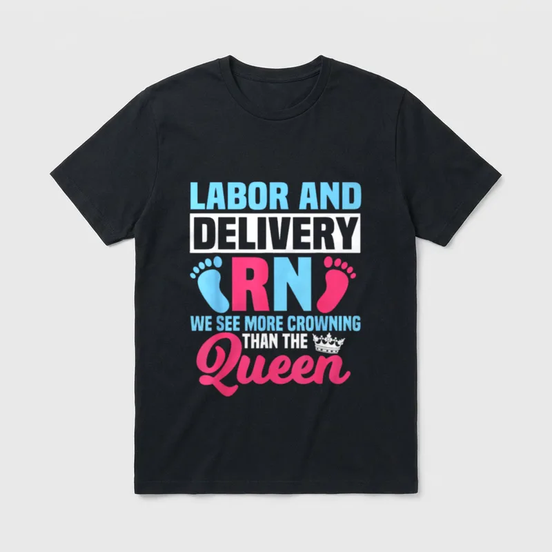 Labor and Delivery Nurse RN See T-Shirt – Classic T-Shirt in Black