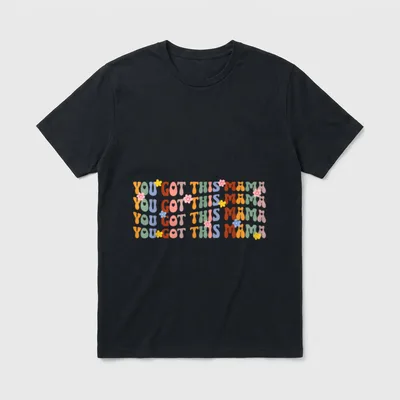 Mother Baby Nurse Postpartum Groovy Proud T-Shirt – Classic T-Shirt in Black