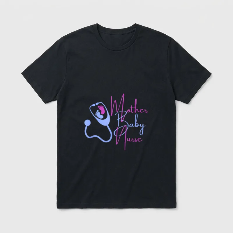 Mother Baby Nurse Mom Postpartum Great T-Shirt – Classic T-Shirt in Black