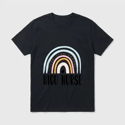 NICU Nurse ICU Neonatal Boho Team T-Shirt – Classic T-Shirt in Black