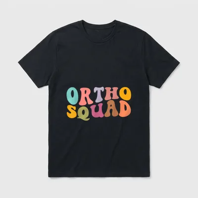 Groovy Ortho Squad Orthopedics Nurse Doctor T-Shirt – Classic T-Shirt in Black