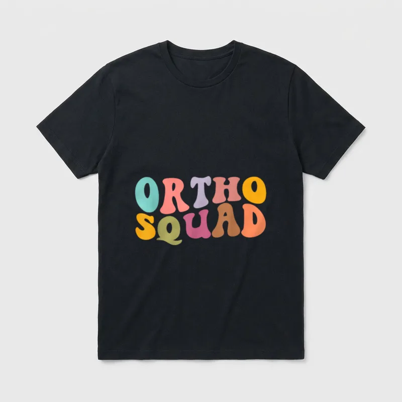Groovy Ortho Squad Orthopedics Nurse Doctor T-Shirt – Classic T-Shirt in Black
