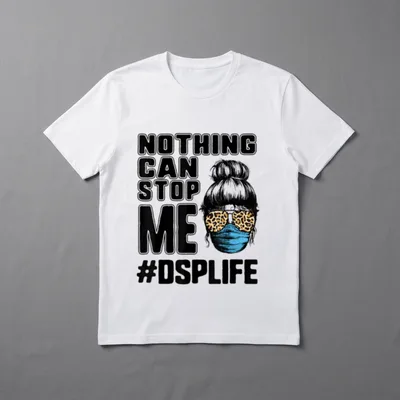 DSP Nothing Stop Me Nurse Leopard T-Shirt – Classic T-Shirt in Black