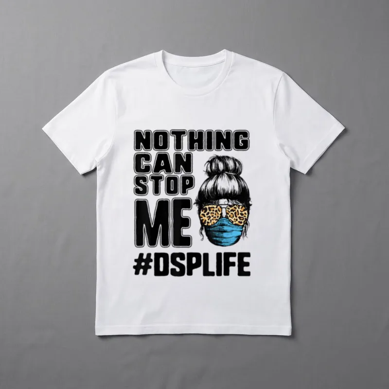 DSP Nothing Stop Me Nurse Leopard T-Shirt – Classic T-Shirt in Black