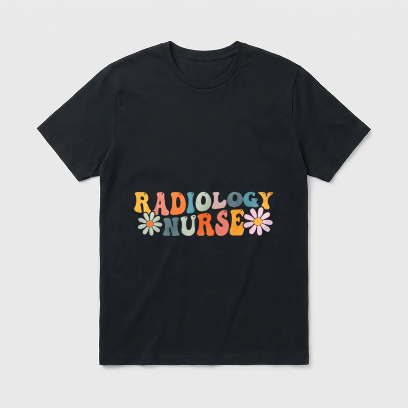 Groovy Interventional Radiology Nurse Rad Tech T-Shirt – Classic T-Shirt in Black