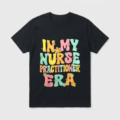 In My Nurse Practitioner Era Retro T-Shirt – Classic T-Shirt in Black