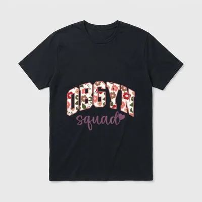OBGYN Squad Gynecologist L D Nurse T-Shirt – Classic T-Shirt in Black