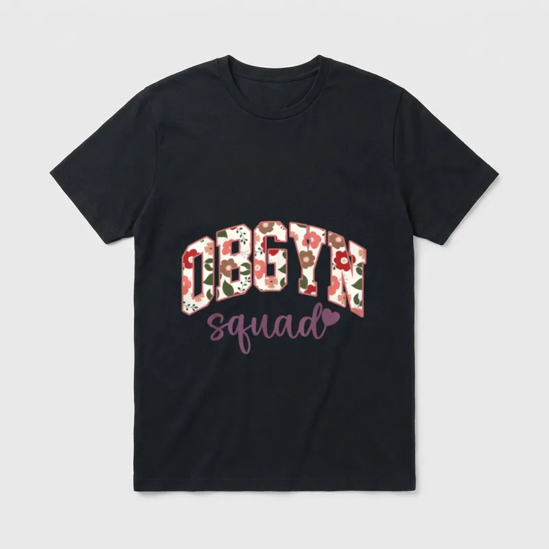 OBGYN Squad Gynecologist L D Nurse T-Shirt – Classic T-Shirt in Black