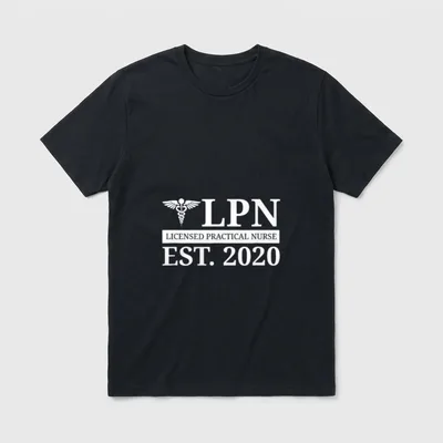 LPN New Licensed Practical Care Nurses T-Shirt – Classic T-Shirt in Black