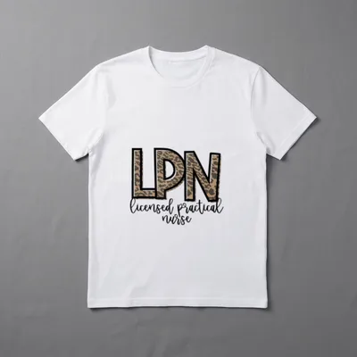 LPN Licensed Practical Nurse Leopard T-Shirt – Classic T-Shirt in Black
