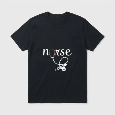 Stethoscope Registered Nurse for a LPN T-Shirt – Classic T-Shirt in Black