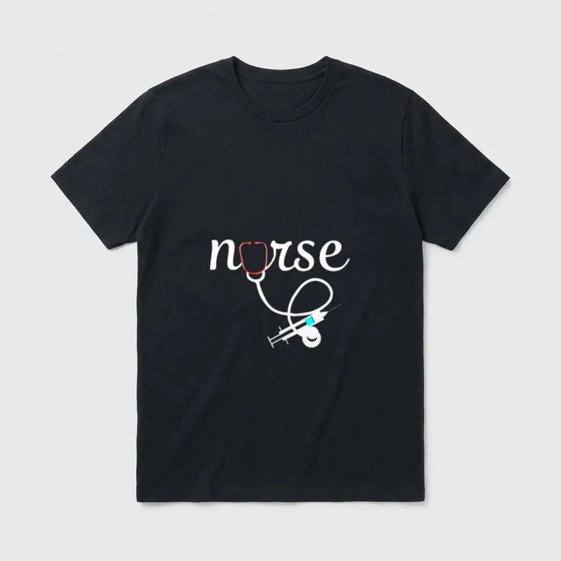 Stethoscope Registered Nurse for a LPN T-Shirt – Classic T-Shirt in Black