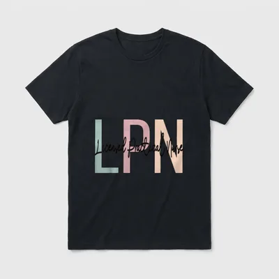 Licensed Practical Nurse Boho LPN T-Shirt – Classic T-Shirt in Black