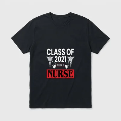 Nurse Graduation Lightweight T-Shirt – CLASS OF 2021 YOU'RE A NURSE – Classic T-Shirt in Black