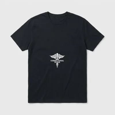 Correctional Nurse Caduceus Forensic Corrections RN T-Shirt – Classic T-Shirt in Black