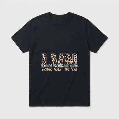 Licensed Vocational Nurse LVN Nursing Student T-Shirt – Classic T-Shirt in Black