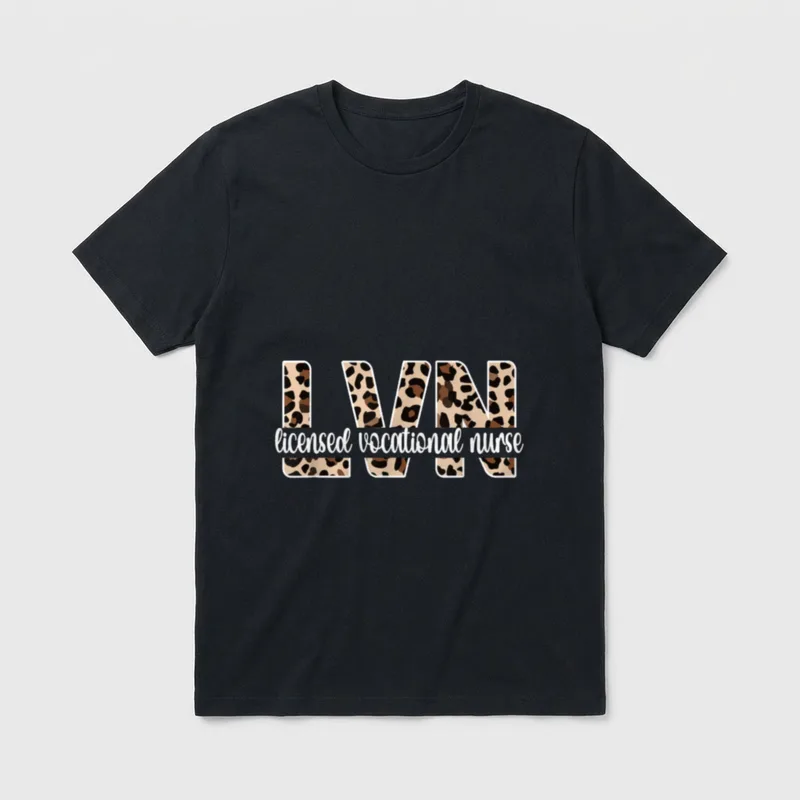 Licensed Vocational Nurse LVN Nursing Student T-Shirt – Classic T-Shirt in Black