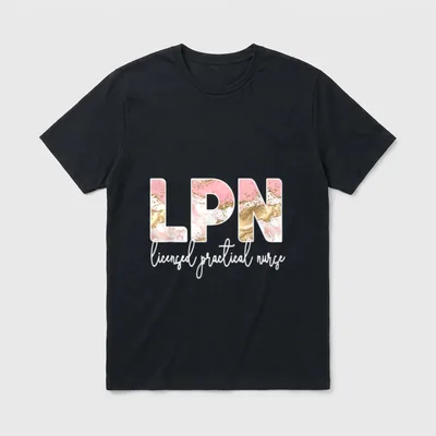 Licensed Practical Nurse LPN Nursing Student T-Shirt – Classic T-Shirt in Black