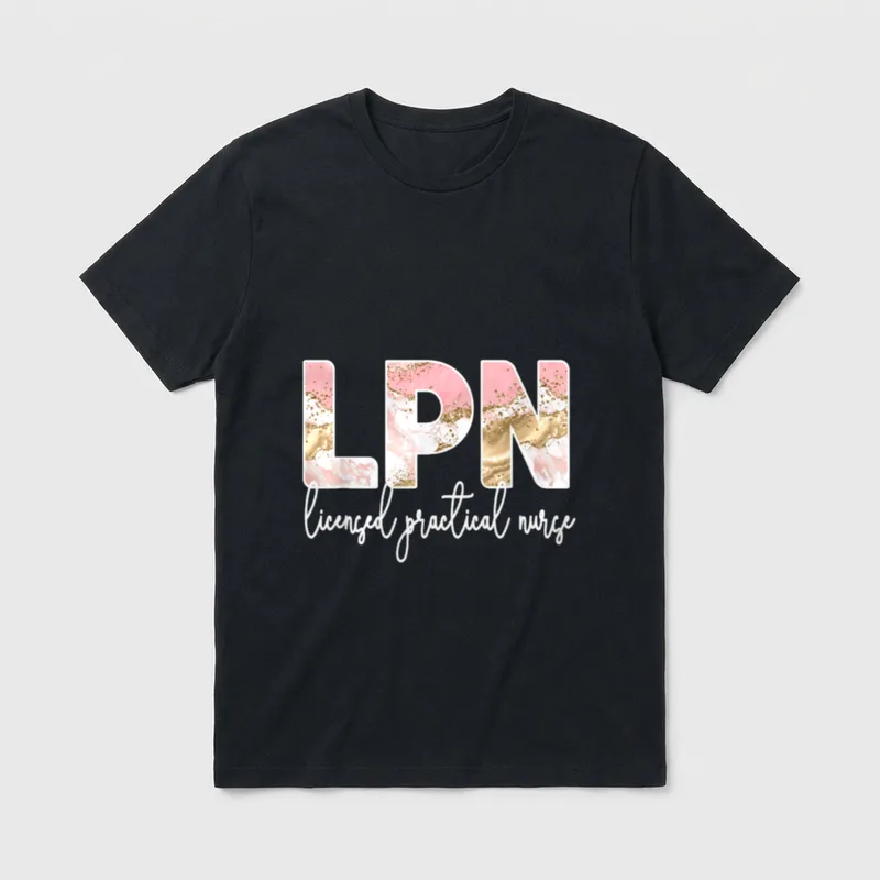 Licensed Practical Nurse LPN Nursing Student T-Shirt – Classic T-Shirt in Black