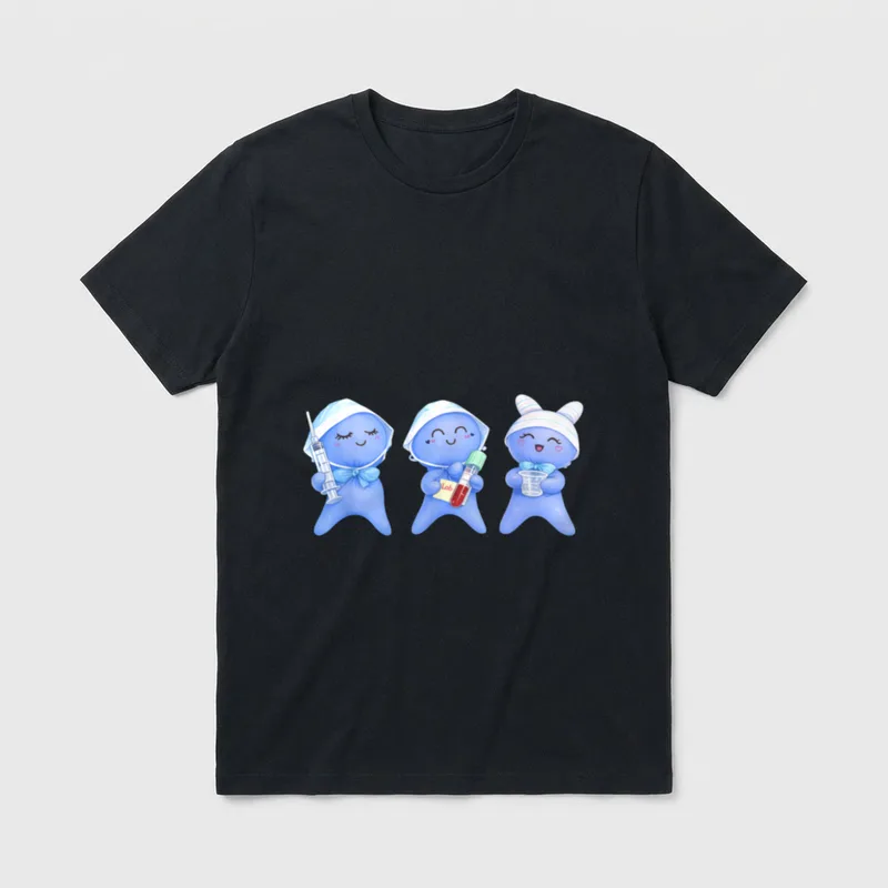Glove Bear Medical Nurse T-Shirt – Classic T-Shirt in Black