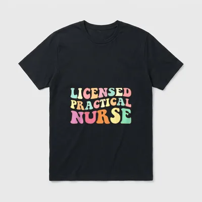 LPN Nurse Licensed Practical Nurses Day T-Shirt – Classic T-Shirt in Black