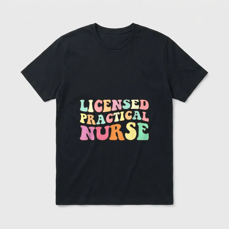 LPN Nurse Licensed Practical Nurses Day T-Shirt – Classic T-Shirt in Black