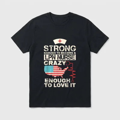 Become a Licensed Practical Nurse T-Shirt – Classic T-Shirt in Black