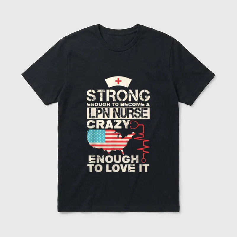 Become a Licensed Practical Nurse T-Shirt – Classic T-Shirt in Black