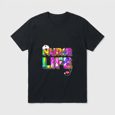 Nurse Life Awesome Nurse's LPN RN T-Shirt – Classic T-Shirt in Black