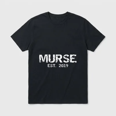 Nursing School Graduation Male Nurse Murse T-Shirt – Classic T-Shirt in Black