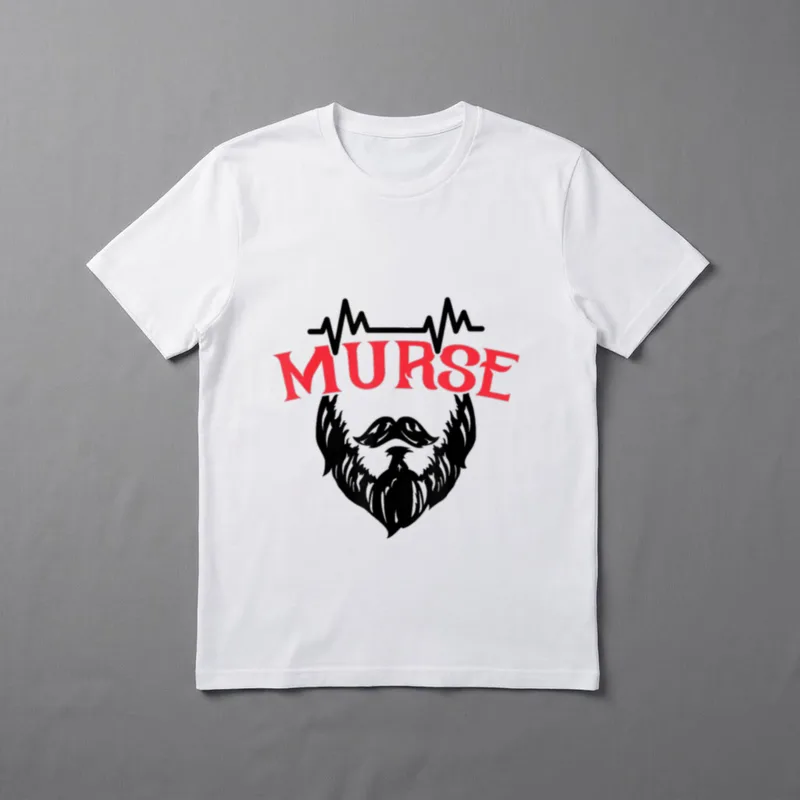Male Nurse NP Funny Murse Nursing T-Shirt – Classic T-Shirt in Black