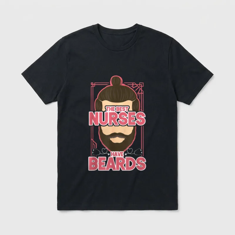 Male Nurse Murse the Best Nurses T-Shirt – Classic T-Shirt in Black