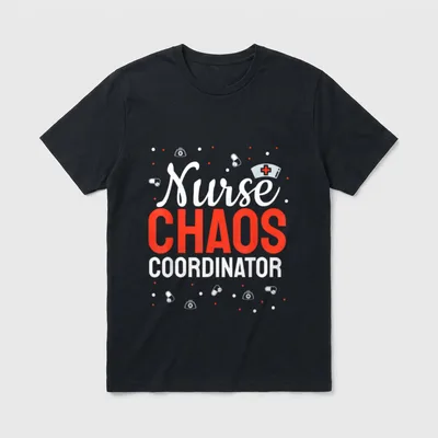 Nurse Chaos Coordinator T-Shirt – Classic T-Shirt in Black