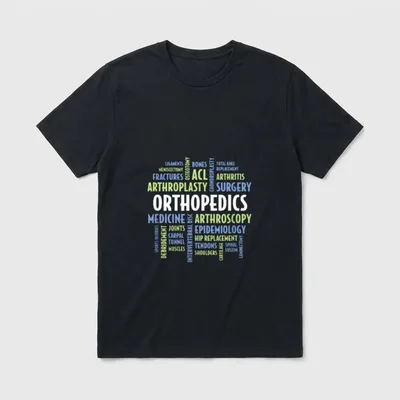 Love Orthopedic Nurses Doctors Staff T-Shirt – Classic T-Shirt in Black